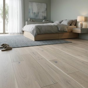 PARQUET PREFINITI - Rovere 1 Strip - Bianco - Verniciato Opaco - Spazzolato-4